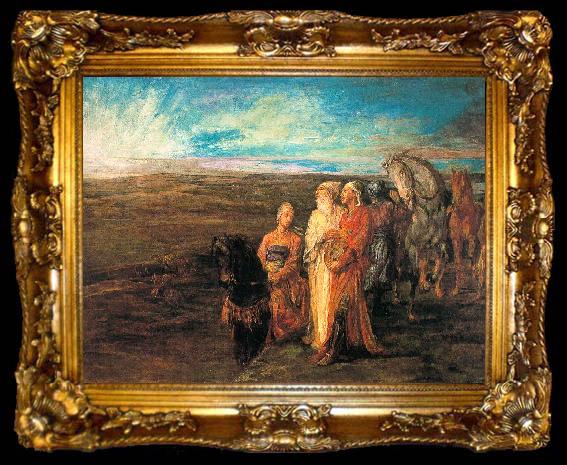 framed  John La Farge Halt of the Wise Men, ta009-2